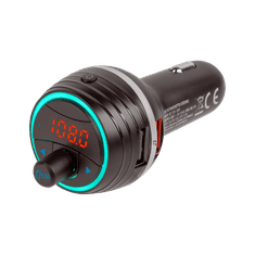 shumee Avtomobilski FM oddajnik s funkcijo Bluetooth in dvema USB priključkoma