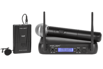 shumee Azusa WR-358LD VHF mikrofon z dvema mikrofonoma + sponko