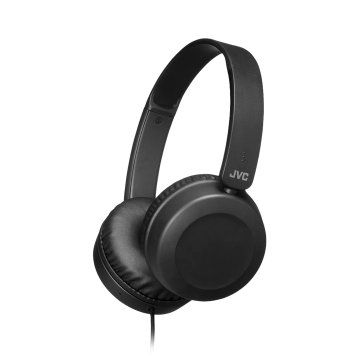 shumee JVC HAS-31 BE Žične on-ear slušalke z daljinskim upravljalnikom in mikrofonom, črne