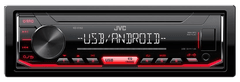 shumee Avtoradio JVC KDX-162 USB RDEČ