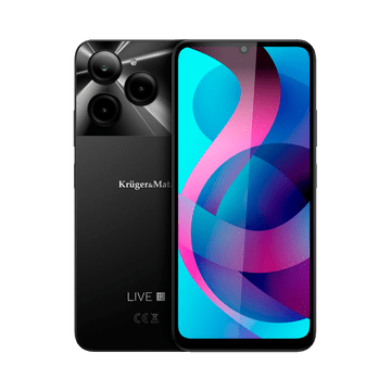 shumee Črn pametni telefon Kruger&Matz LIVE 12
