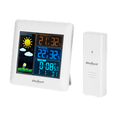 shumee Brezžična vremenska postaja z zunanjim senzorjem Rebel LCD barvni barometer
