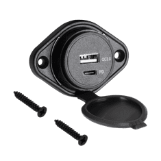 shumee Avtopolnilec USB+USB Type C s funkcijo Quick Charge in Power Delivery