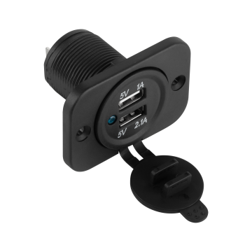 shumee 2xUSB avtopolnilec za vgradnjo, 3100 mA, E24 homologacija