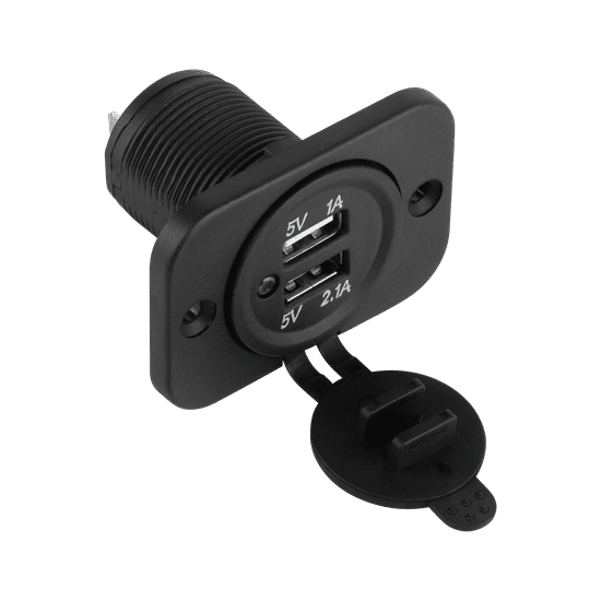 shumee 2xUSB avtopolnilec za vgradnjo, 3100 mA, E24 homologacija
