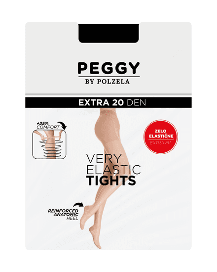 Polzela Klasične hlačne nogavice Peggy Extra - večje velikosti