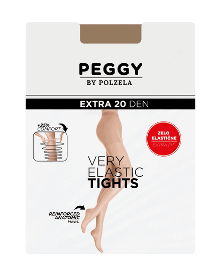 Polzela Klasične hlačne nogavice Peggy Extra - večje velikosti