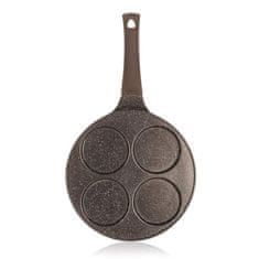 Banquet Ponev za palačinke GRANITE BROWN 26cm, 4 palačinke, neprijemljiva površina