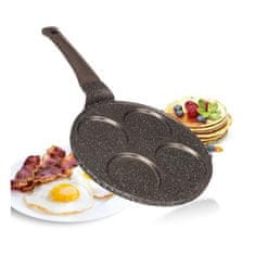 Banquet Ponev za palačinke GRANITE BROWN 26cm, 4 palačinke, neprijemljiva površina