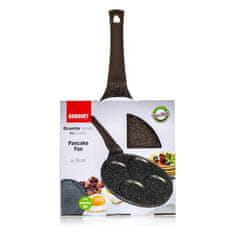 Banquet Ponev za palačinke GRANITE BROWN 26cm, 4 palačinke, neprijemljiva površina