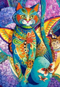 Castorland Painted Cat Puzzle 1500 kosov