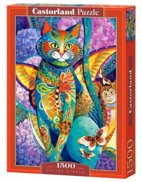 Castorland Painted Cat Puzzle 1500 kosov