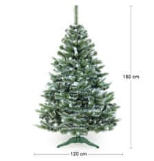 nabbi Božično drevo Christee 14 180 cm - zeleno/belo