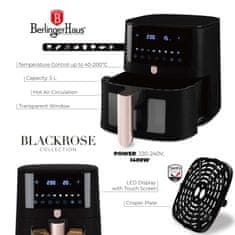 Berlingerhaus Black Rose Collection BH-9488 5 l digitalni vročezračni friteznik
