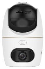 Dahua IP kamera H3D-3F/ dvojna/ notranja/ Wi-Fi/ 3 + 3 Mpix/ objektiv 3,6 mm/ H.265/ IR do 30 m/ aplikacija CZ