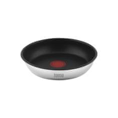 Teesa Set 3 zložljivih inox ponev s snemljivim ročajem FRYING PANS SINGLE HAND