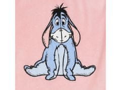 Disney DISNEY Eeyore Ženska pižama iz flisa, topla, z dolgimi rokavi, svetlo rožnata XXS
