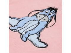 Disney DISNEY Eeyore Ženska pižama iz flisa, topla, z dolgimi rokavi, svetlo rožnata XXS