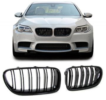 Mstyling Športna maska BMW 5 F10 F11 Limuzina Touring M5 izgled črne sijaj ledvičke