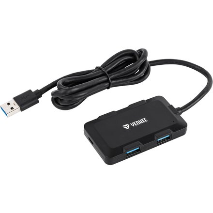 Yenkee USB vozlišče Yenkee YHB 4341BK 4x USB 3.0 črno