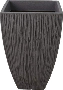 ProGarden ProGarden KO-Y54199030 Zunanji cvetlični lonec z rebri 60 cm sive barve