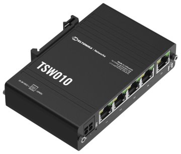 Teltonika TSW010 industrijsko stikalo brez upravljanja, 5x 10/100, brez napajanja