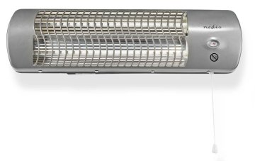 Nedis Grelnik za kopalnico / 1200 W/ nastavljiv termostat/ 2 načina ogrevanja/ X4/ siva