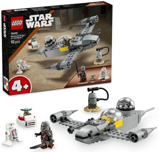 LEGO Star Wars 75410 Mandojev in Grogujev N-1 zvezdni lovec