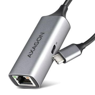 AXAGON ADE-TXPD, USB-C 3.2 Gen 1 - Gigabitna Ethernet omrežna kartica, Asix AX88179, PD 100W, samodejna namestitev