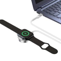 Tech-protect MC01 magnetni polnilec za Apple Watch USB-C 1.2m, bela