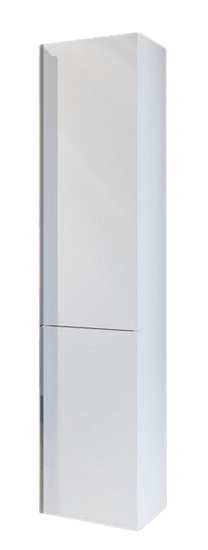 Nord produkt KOPALNIŠKA VISOKA OMARA GALA 30X35X150 CM SVETLI BELA SIJAJ