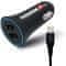 SWISSTEN cl adapter 2,4a power 2x usb + lightning kabel
