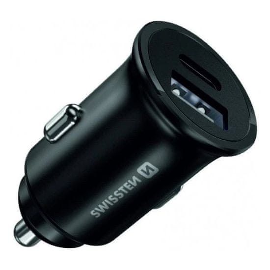 SWISSTEN cl adapter power delivery 30w iphone 12 črn