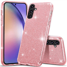 Onasi Silikonski ovitek z bleščicami Bling za Samsung Galaxy A36 - roza