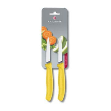 Victorinox 6.7606.L118B Nož za zelenjavo set 2, rumena 8 cm