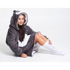 Cozy Noxxiez Odejica CH323 Penguin - topla TV odeja s kapuco za otroke od 7 do 12 let
