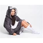 Cozy Noxxiez Odejica CH323 Penguin - topla TV odeja s kapuco za otroke od 7 do 12 let