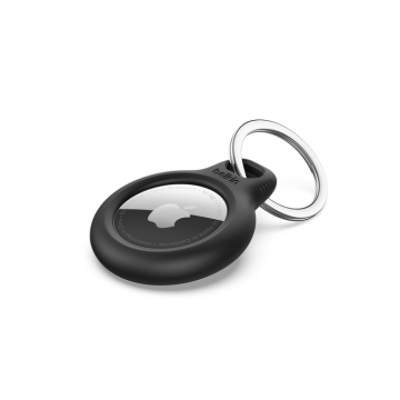 Belkin Secure držalo za AirTag z obeskom za ključe črn (F8W973btBLK)