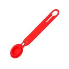 FIXED FIXED silikonski ovitek Silky Strapfor za Apple AirTag, rdeč (FIXSILS-756-RD)