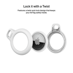 Belkin Secure držalo s trakom za AirTag belo (F8W974btWHT)