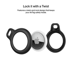 Belkin Secure držalo s trakom za AirTag črno (F8W974btBLK)