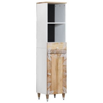 Vidaxl vidaXL Kopalniška omarica 38x33,5x160 cm masivni mangov les