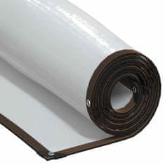 shumee vidaXL Prozorna ponjava z očesci 1x12 m polietilen