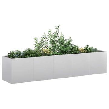 Vidaxl vidaXL Cvetlični lonec 200x40x40 cm pocinkano jeklo