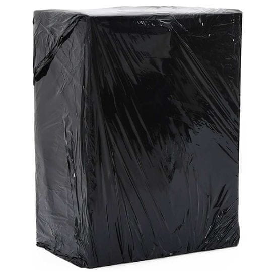 shumee vidaXL raztegljiva folija 2 kosa črna 20 μm 50 cm x 300 m