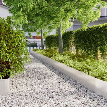 shumee vidaXL Robniki za trato 20 kosov 25x103 cm iz nerjavečega jekla