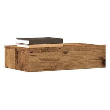Vidaxl vidaXL Nočna omarica starinski les 60x35 cm Material na osnovi lesa