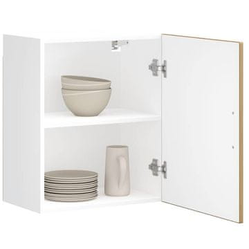 Vidaxl vidaXL Kuhinjske stenske omarice 2 kosa Craftsman hrast lepljen les