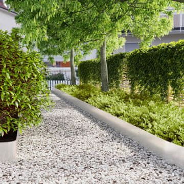 shumee vidaXL Robniki za trato 30 kosov 20x103 cm iz nerjavečega jekla