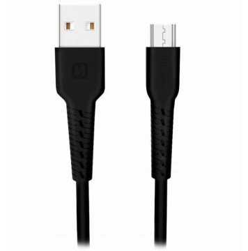 SWISSTEN podatkovni kabel usb / micro usb 1,0 m črn